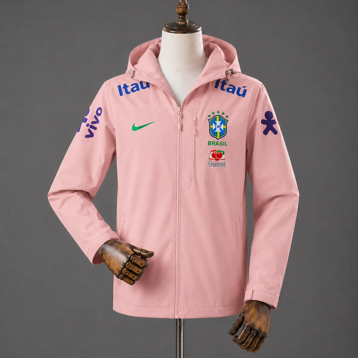 Veste Imperméable Brésil - Rose